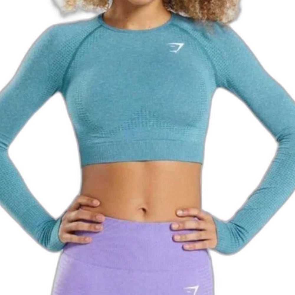 Gymshark Vital Crop Top - Teal